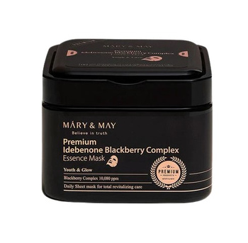 Mary&May Premium Idebenon Blackberry Complex Ampoule Mask 20ea