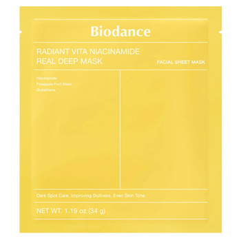 BIODANCE Radiant Vita Niacinamide Real Deep Mask 34 g