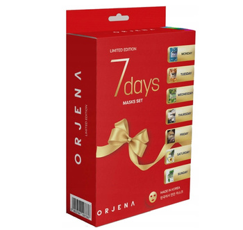 ORJENA - 7 Days Mask Set Daily Rituals, 7 x 23ml