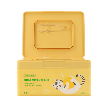 VT Cosmetics Cica Vital Mask 30 pcs 330 g - Maski do twarzy