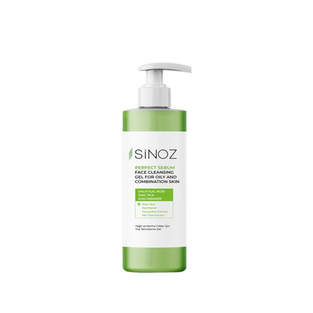 Sinoz - Perfect Sebum Face Cleaning Gel for Oily & Combination Skin, 400ml