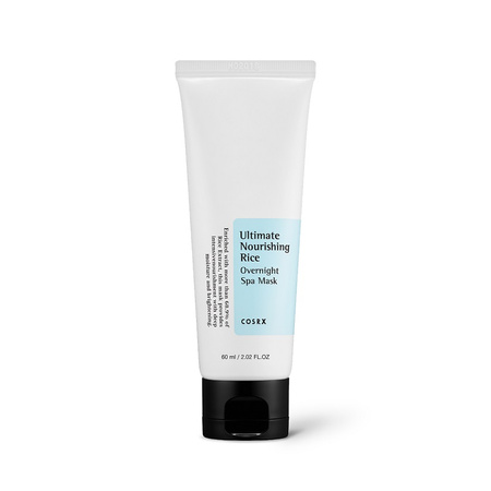 COSRX Ultimate Nourishing Rice Overnight Spa Mask 60 ml - Nocna maseczka do twarzy o działaniu rozjaśniającym