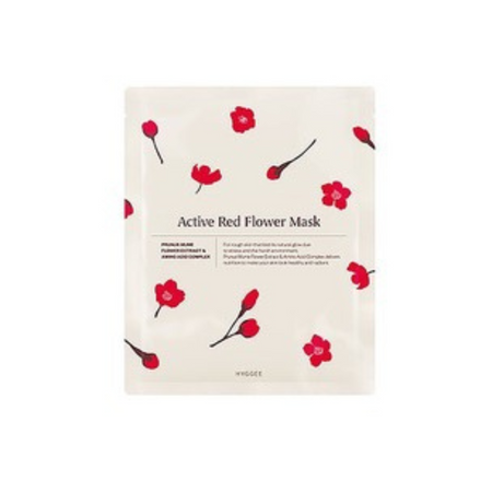 HYGGEE Active Red Flower Mask 35 ml - Aktywna maska z czerwonych kwiatów