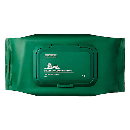 VT Cosmetics Cica Mild Cleansing Tissue 50ea - chusteczki do oczyszczania twarzy