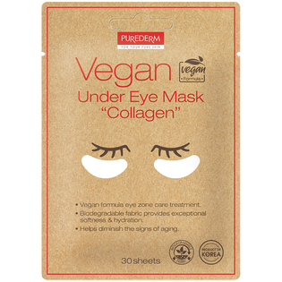 PUREDERM Vegan Under Eye Mask "Collagen", 30 sheets