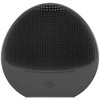 PUREDERM Silicone Travel Sonic Facial Cleansing and Massage Brush, Black