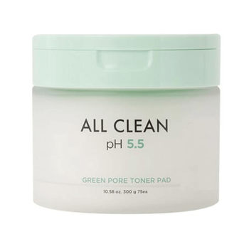 Heimish All Clean Green Pore Toner Pad 75ea - Wielofunkcyjne płatki tonizujące