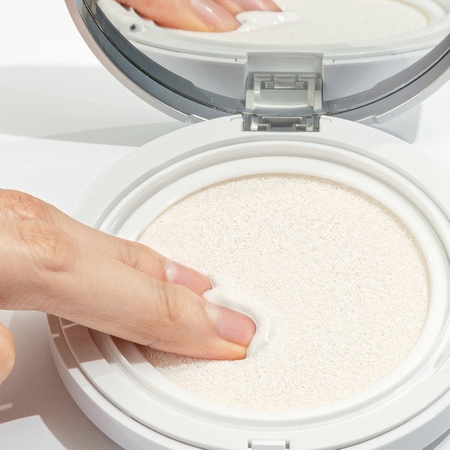 Mary&May Vegan Niacinamide Panthenol Sun Cushion SPF50+ PA++++ 25g - Krem ochronny w formie cushion