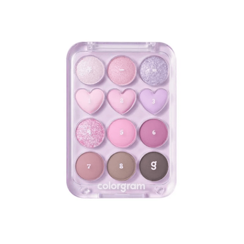 Colorgram Pin Point Eyeshadow Palette #03 Pink + Lavender 8.9 g