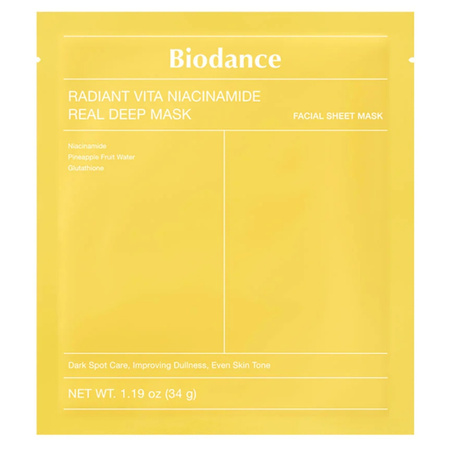 BIODANCE Radiant Vita Niacinamide Real Deep Mask 34 g