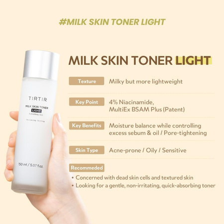 TIRTIR Milk Skin Toner Light 150ML