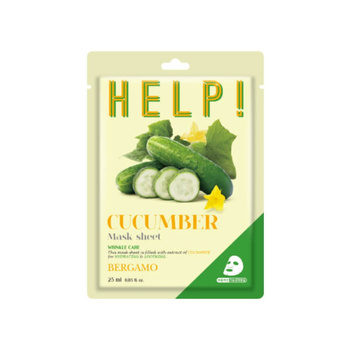 BERGAMO Help! Cucumber Mask Sheet 25 ml