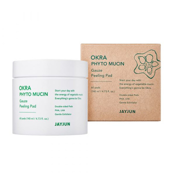JAYJUN Okra Phyto Mucin Gauze Peeling Pad 60szt