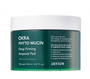 JAYJUN Okra Phyto Mucin Firming Ampoule Pad
