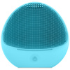 PUREDERM Silicone Travel Sonic Facial Cleansing and Massage Brush, Turquoise