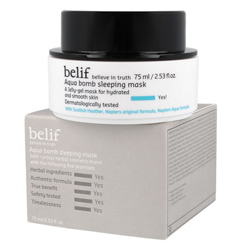 Belif Aqua bomb sleeping mask 75 ml - Nawilżająca maska na noc