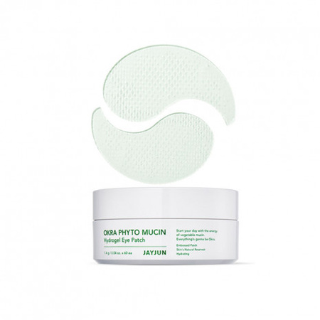 JAYJUN Okra Phyto Mucin Hydrogel Eye Patch 60szt - Hydrożelowe płatki pod oczy
