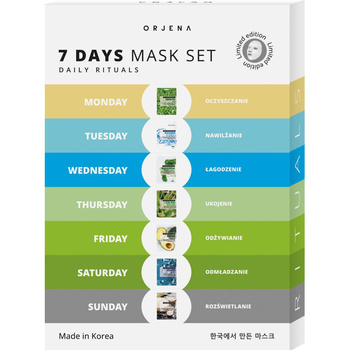 ORJENA - 7 Days Mask Set Daily Rituals, 7 x 23ml
