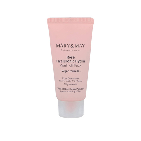 Mary&May Rose Hyaluronic Hydra Wash off Pack 30g