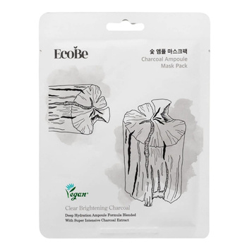 EcoBe Charcoal Ampoule Mask Pack 25ml