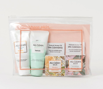 Heimish All Clean Mini Kit 4 pcs (Green Clay Foam + White Clay Foam + Clean Balm + Clean Balm Mandarin)