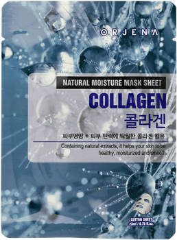 ORJENA Natural Moisture Mask Sheet Collagen, 23ml