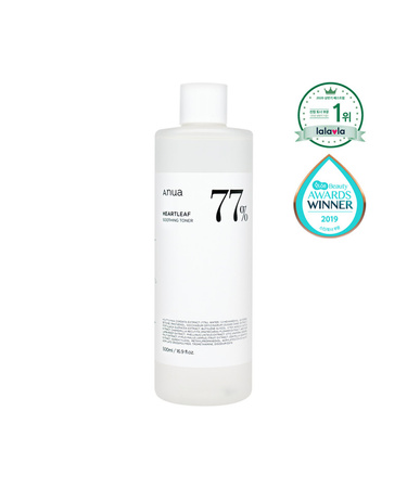 ANUA Heartleaf 77% Soothing Toner 500ml - Kojąco-nawilżający tonik do twarzy JUMBO SIZE