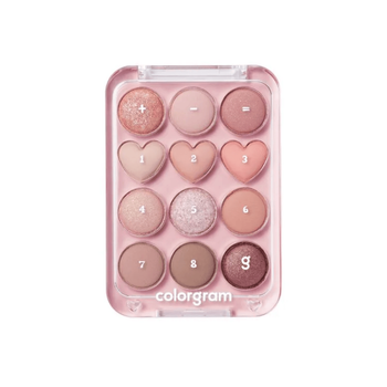 Colorgram Pin Point Eyeshadow Palette #01 Peach + Coral 9.9 g