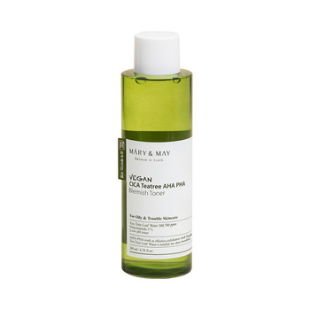 Mary&May Vegan CICA Tea Tree AHA PHA Toner 200ml