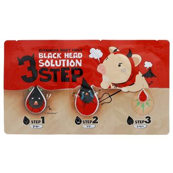 ELIZAVECCA Milky Piggy Black Head 3 Step Solution