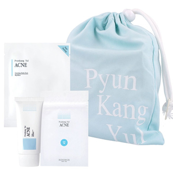 Pyunkang Yul mini SET (ACNE Cream 50 ml + ACNE Spot Patch Super Thin 15 szt. + Acne Dressing Mask Pack 15 g)