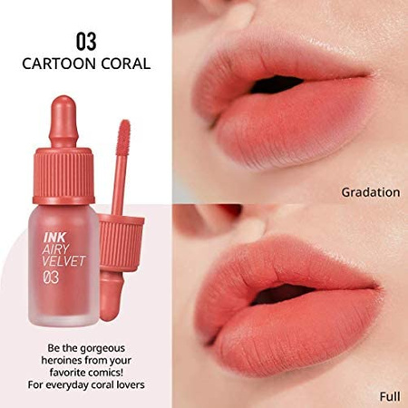 Peripera Ink Airy Velvet 003 Cartoon Coral