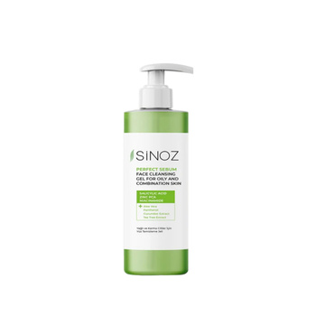 Sinoz - Perfect Sebum Face Cleaning Gel for Oily & Combination Skin, 400ml - Żel Oczyszczający do Twarzy dla Cery Tłustej i Mieszanej