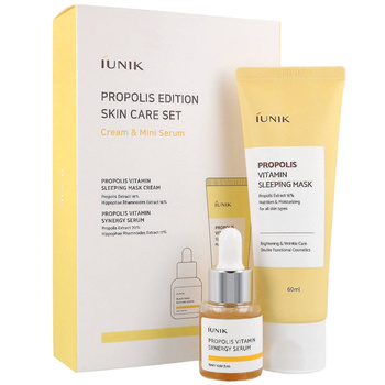 iUNIK SET Propolis Edition ( Propolis Sleeping Mask 60ml + Propolis Serum 15ml)
