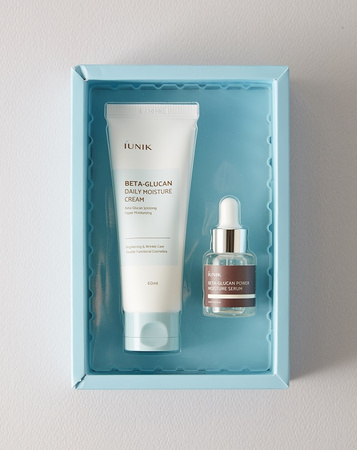 iUNIK SET Beta Glucan Edition ( Cream 60ml + Serum 15ml)