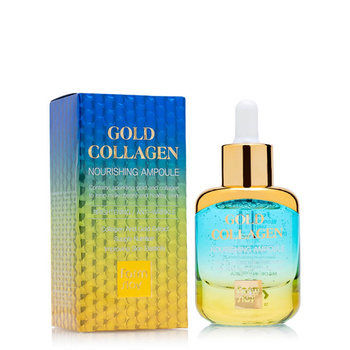 FARMSTAY Gold Collagen Nourishing Ampule 35 ml - ampułka z kolagenem do twarzy