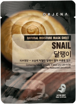 ORJENA Natural Moisture Snail Mask Sheet, 23 ml