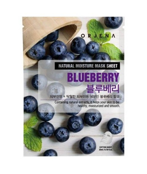 ORJENA Natural Moisture Mask Sheet Blueberry, 23ml