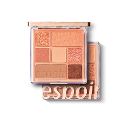 Espoir Real Eye Palette #01 Peach Like 10 g - paleta brzoskwiniowych cieni do powiek