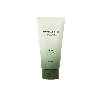 Heimish Matcha Biome Amino Acne Cleansing Foam 150 g - Pianka oczyszczająca do twarzy z matchą i aminokwasami na trądzik