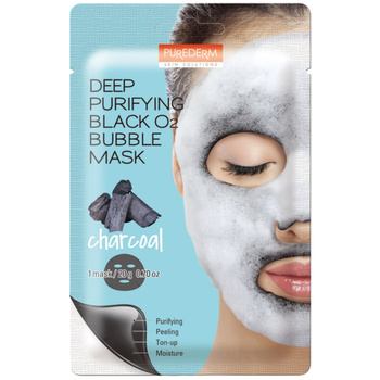 PUREDERM - Deeply cleansing bubble sheet mask, 20g