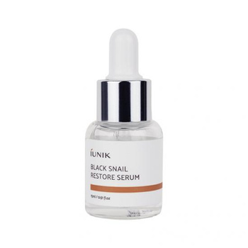 iUNIK Black Snail Restore Serum Miniature 15 ml - Ujędrniająco-regenerujące serum do twarzy MINI SIZE