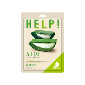 BERGAMO Help! Aloe Mask Sheet 25 ml