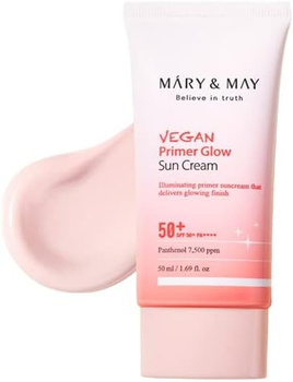 Mary&May Vegan Primer Glow Sun Cream SPF50+ PA++++ 50ml