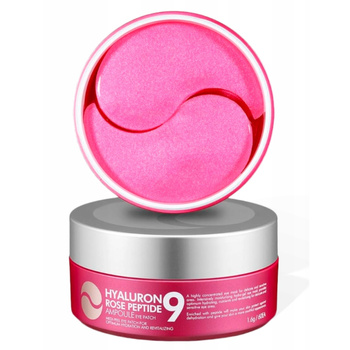 MEDI-PEEL Hyaluron Rose Peptide 9 Ampoule Eye Patch 60 szt - nawilżające hydrożelowe płatki pod oczy