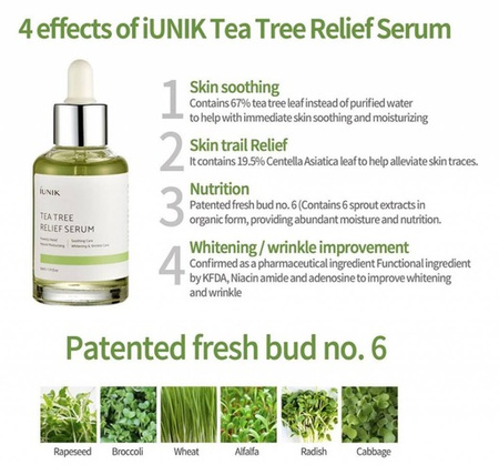 iUNIK Tea Tree Relief Serum 50ml