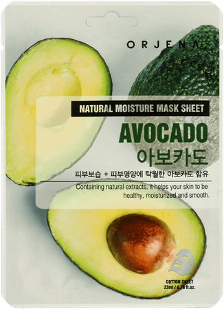 ORJENA Avocado Mask Sheet, 23 ml