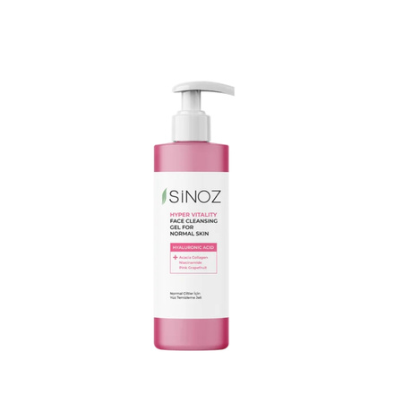 Sinoz - Hyper Vitality Face Cleansing Gel for Normal Skin, 400ml - Żel do mycia twarzy do codziennego użycia