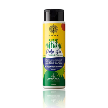 GARDEN - Supernatural Shampoo Daily Use, 250ml - Nawilżający szampon do włosów