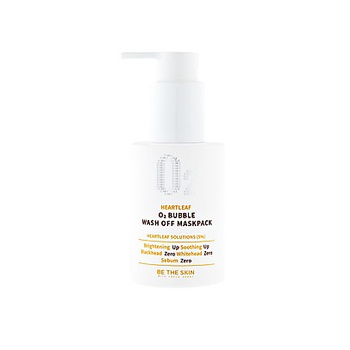 Be The Skin Heartleaf O2 Bubble Wash Off Maskpack,120g